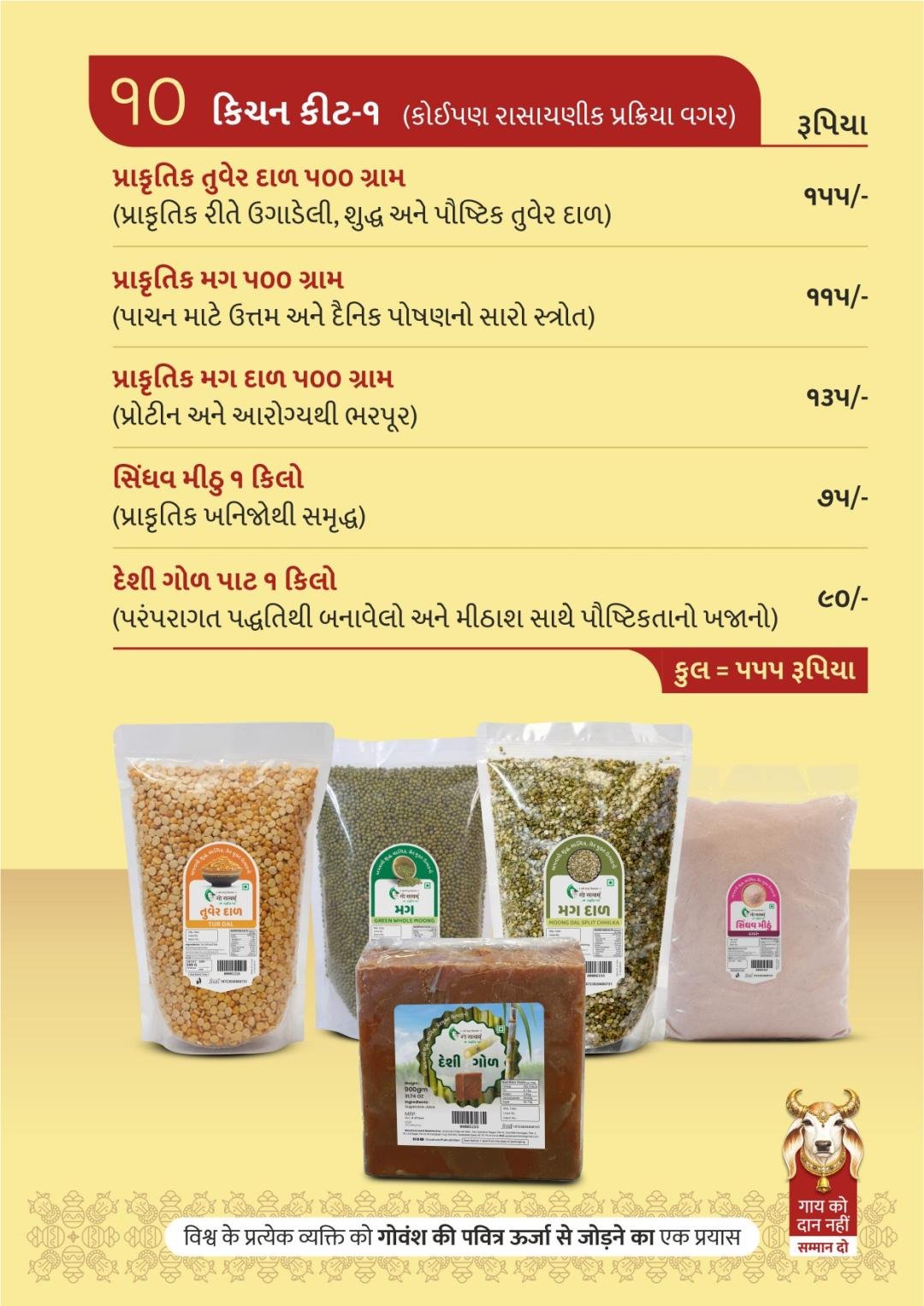 કિચન કીટ-૧ (કોઈપણરાસાયણીક પ્રક્રિયા વગર)
